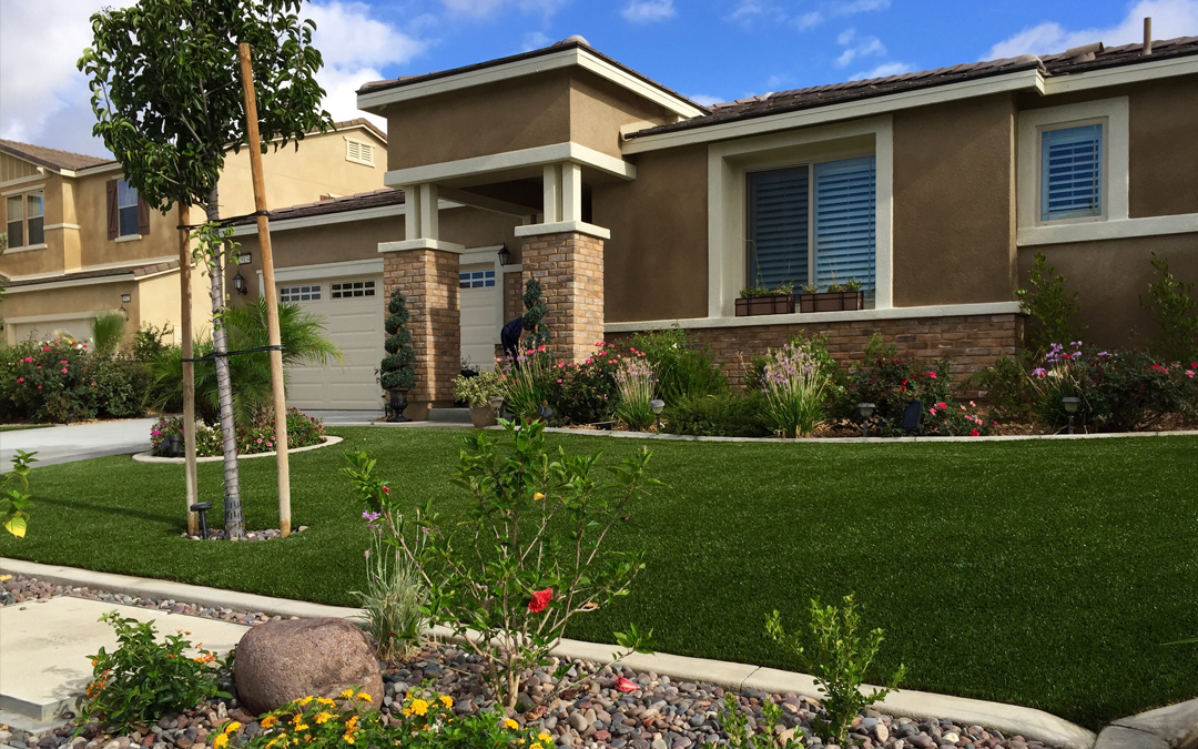 Image of front yard and home
