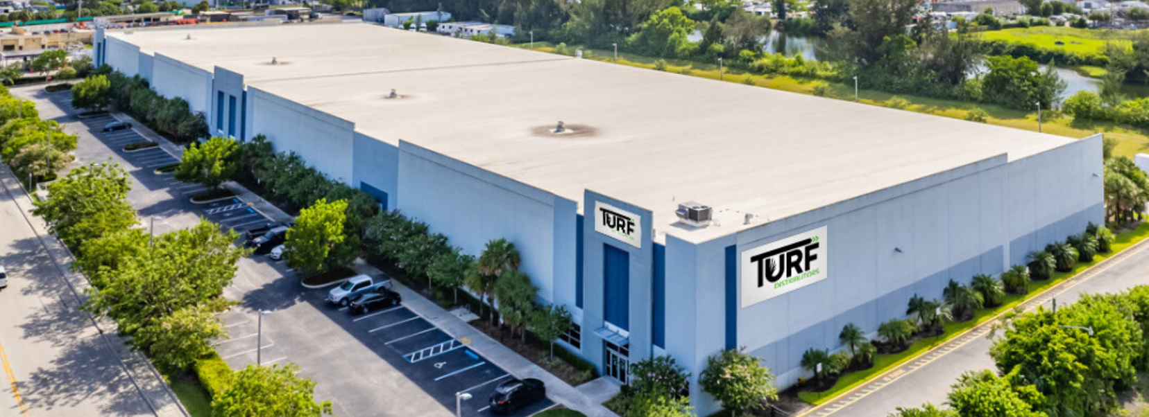 Image of turf hub building