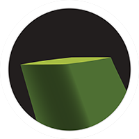 Flat shaped blade